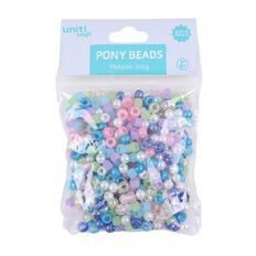 Uniti Pony Beads Metallic 75g
