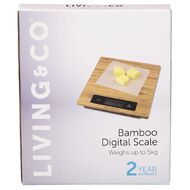 Living & Co Bamboo Digital Scale 5kg