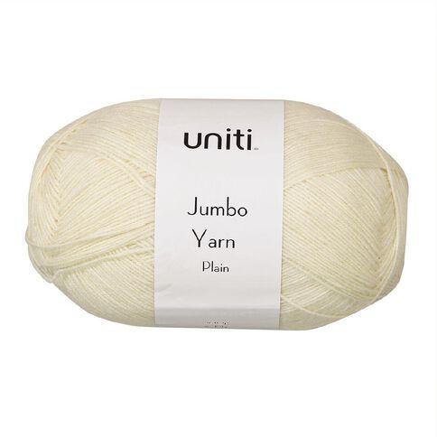 Uniti Yarn Jumbo 8 Ply Cream 300g