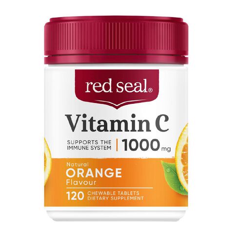 Red Seal Vitamin C 1000mg Orange 120's