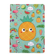 Kookie Pineapple A5 Notebook Green