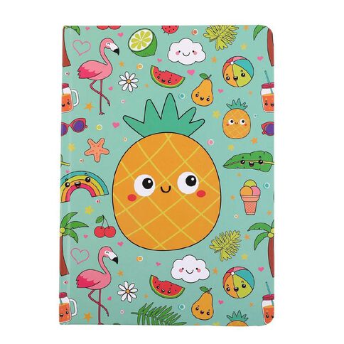 Kookie Pineapple A5 Notebook Green