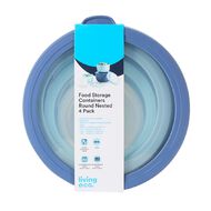Living & Co Round Nested Food Container 4 Pack