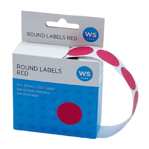 WS Dot Stickers Dispenser 24mm Diameter