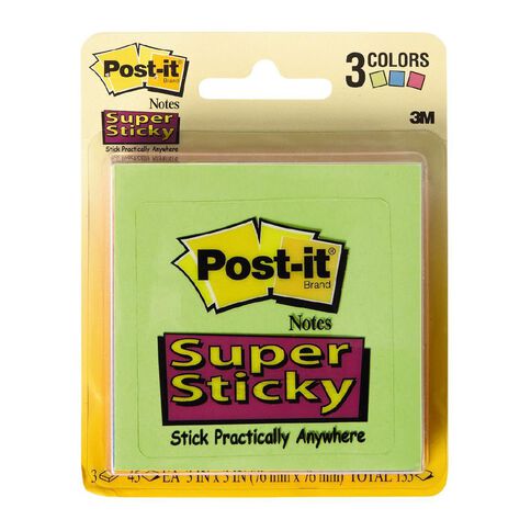 Post-It Super Sticky 3321-SSAU Multi-Coloured
