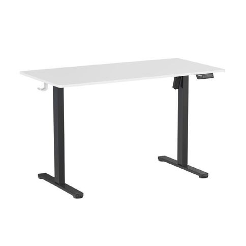 Living & Co Height Adjustable Desk 1200W White
