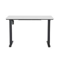 Workspace Height Adjustable Desk 1200W with Drawer White