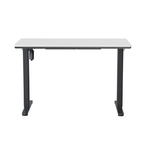Workspace Height Adjustable Desk 1200W with Drawer White