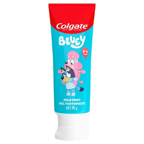 Colgate Kids' Junior Bluey Toothpaste Mild Mint Gel 90g