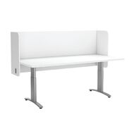 Boyd Visuals Desk Screen Pod White 600 x 1200mm