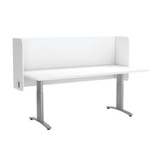 Boyd Visuals Desk Screen Pod White 600 x 1200mm
