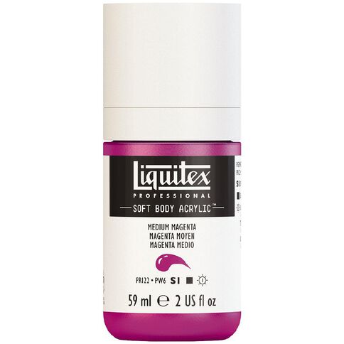 Liquitex S1 Soft Body Acrylic Paint Medium Magenta