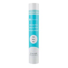 Silhouette Vinyl Glossy Permanent 12in x 6ft White