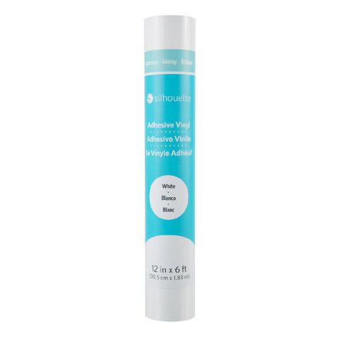 Silhouette Vinyl Glossy Permanent 12in x 6ft White
