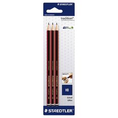 Staedtler Tradition Pencil Hb 3 Pack Black 3 Pack