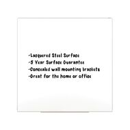 Boyd Visuals Lacquered Whiteboard 1200 x 1200mm