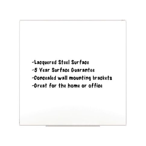 Boyd Visuals Lacquered Whiteboard 1200 x 1200mm