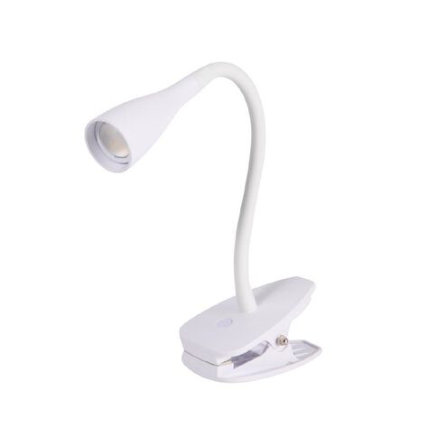Living & Co Clip Desk Lamp 2m White