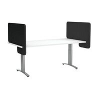 Boyd Visuals Desk Divider Black 540mm x 800mm
