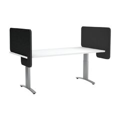 Boyd Visuals Desk Divider Black 540mm x 800mm
