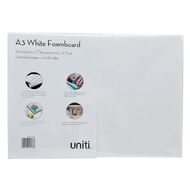 Uniti Foamboard 5mm A3 5 Pack White