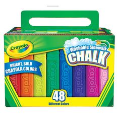 Crayola Washable Sidewalk Chalk 48 Piece Assorted