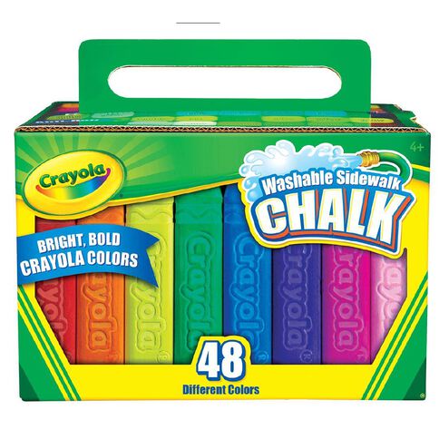 Crayola Washable Sidewalk Chalk 48 Piece Assorted