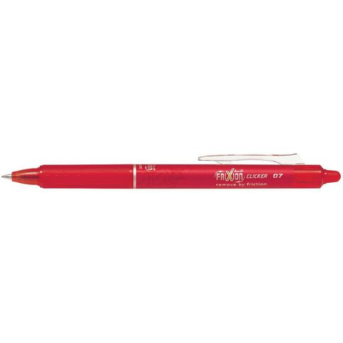 Pilot Frixion Retractable Ball Pen Red Mid