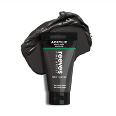 Reeves Fine Acrylic Paint Paynes Grey 610 75ml