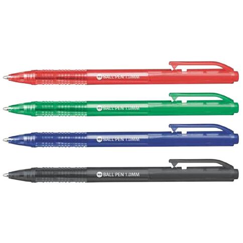 WS Office Ball Pen 100 Pack Assorted
