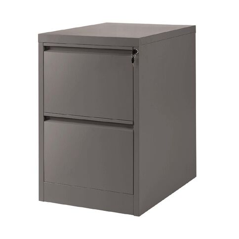 Workspace 2 Drawer Filing Cabinet Grey