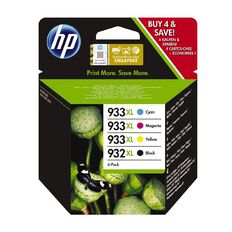 HP 933XL CMY 932XL BLK Combo 4 Pack