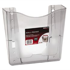 Deflecto Document Pocket Wall Mountable Smoke