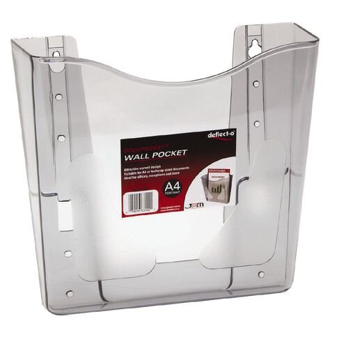 Deflecto Document Pocket Wall Mountable Smoke