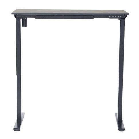 Workspace 2 Tier Adjustable Desk Black