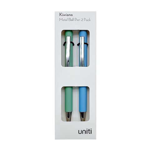 Uniti Kiwiana Metal Pen 2 Pack