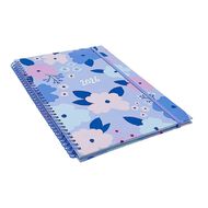 WS 2026 Spiral Diary Week To View Flowers Purple Mid
