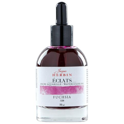 Jacques Herbin Eclats Watercolour Ink 320 Fuchsia 50ml