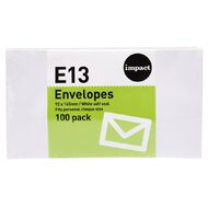 WS Envelope E13 Seal 100 Pack