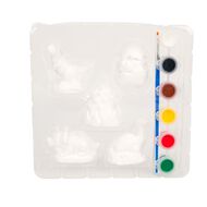 Uniti Craft Kids Plaster Painting Kit 5 Pieces 3D Dinosaur