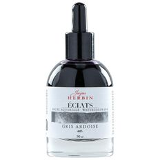 Jacques Herbin Eclats Watercolour Ink 605 Slate Grey 50ml