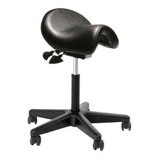 Buro Bambach Saddle Seat No Back Black Vinyl