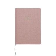 Uniti Cozy Core Notebook A4 Linen Yourself Pink