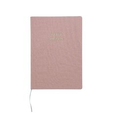 Uniti Cozy Core Notebook A4 Linen Yourself Pink