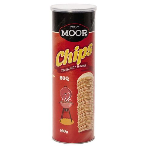 Moor Chips BBQ Flavour 160g