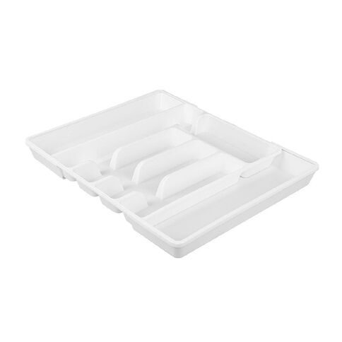 Living & Co Expandable Cutlery Tray White