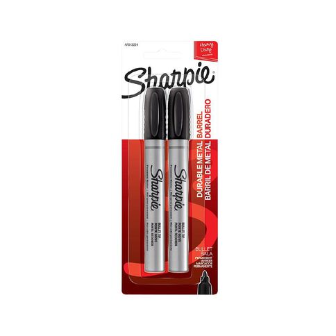 Sharpie Marker Bullet Metal Pro 2 Pack Black 2 Pack