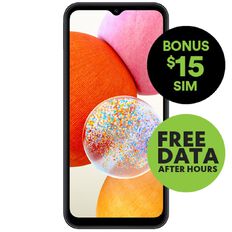 Warehouse Mobile Samsung Galaxy A14 4G SIM Bundle Black