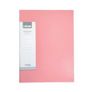 Ledah Pastels Display Book 20 Pocket Pink A4