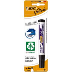 Bic Single Whiteboard Marker Velleda Bullet Tip Black 1 Pack
